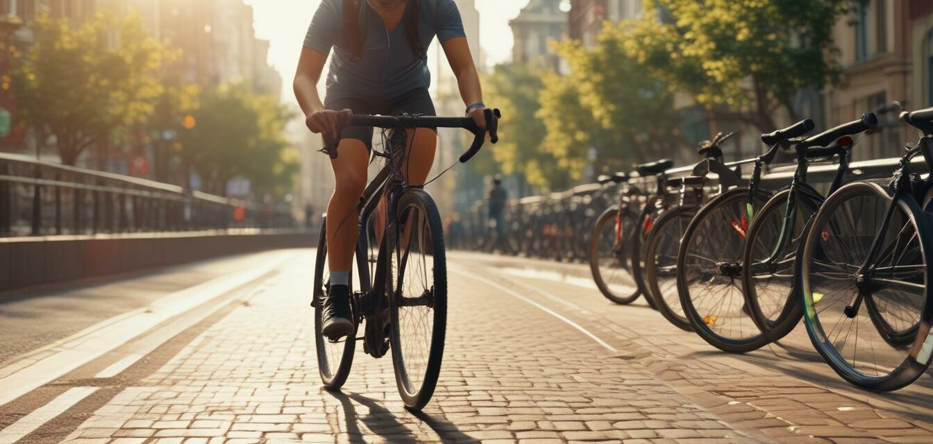Radfahren in der Stadt